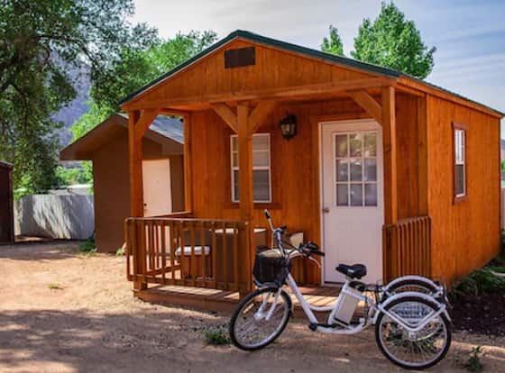 Zion's Cozy Cabins allows check-in for 18 year-old guests