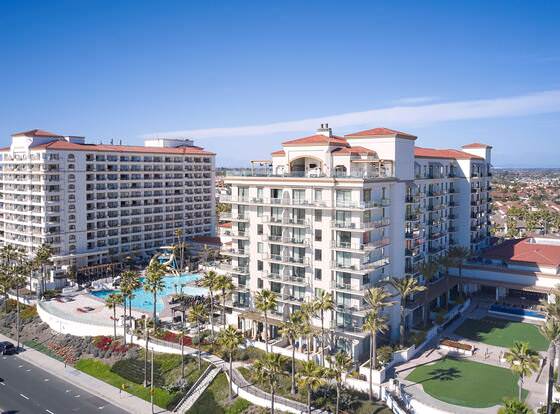 The Waterfront Beach Resort, A Hilton Hotel allows check-in for 18 year-old guests