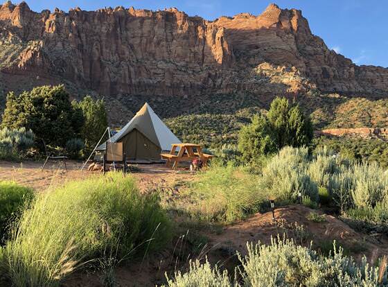 Canaan Cliffs Glamping allows check-in for 18 year-old guests