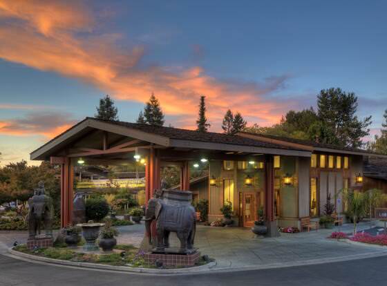 Dinah's Garden Hotel allows check-in for 18 year-old guests