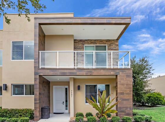 Modern Magic Village Resort Townhome allows check-in for 18 year-old guests