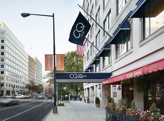 Club Quarters Hotel in Washington DC allows check-in for 18 year-old guests