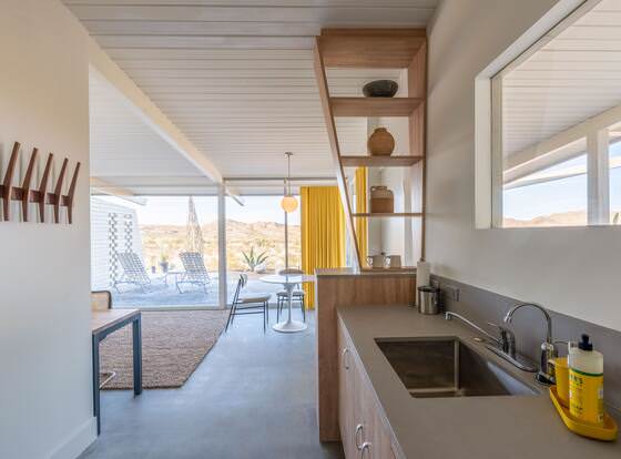 The Bungalows by Homestead Modern at The Joshua Tree Retreat Center allows check-in for 18 year-old guests