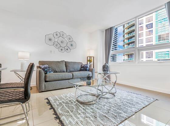 Modern 2-BD Condo in the Heart of Miami allows check-in for 18 year-old guests