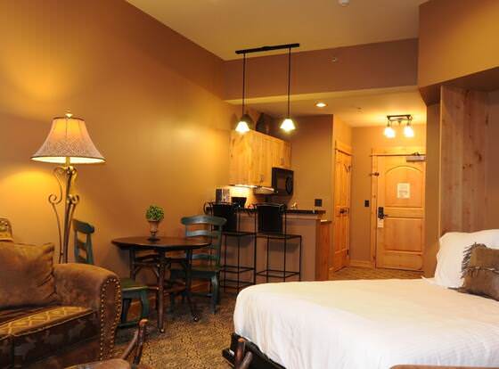 The Village Center at Big Sky Resort allows check-in for 18 year-old guests