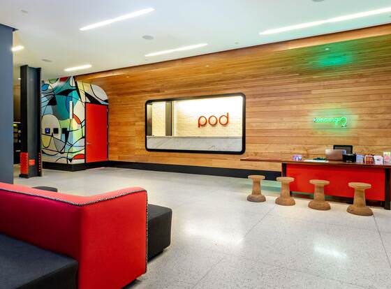 Pod 39 allows check-in for 18 year-old guests