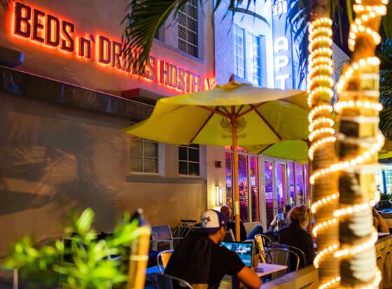 Beds n' Drinks Hostel allows check-in for 18 year-old guests