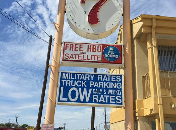 Motel 7 allows check-in for 18 year-old guests