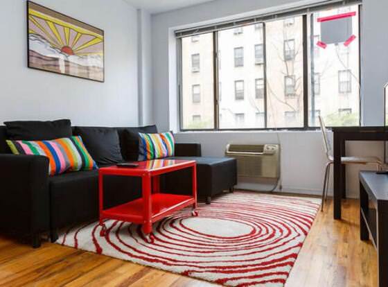 Times Square Theater Dist. 2BR Gem allows check-in for 18 year-old guests