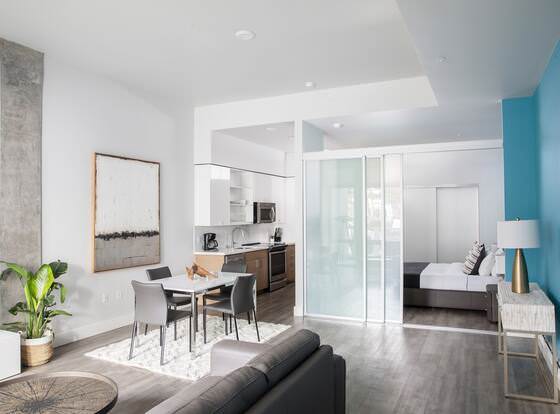 Domicile Suites at Mark on 8th allows check-in for 18 year-old guests