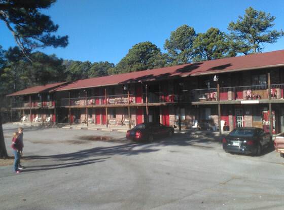 The Razorback Lodge allows check-in for 18 year-old guests