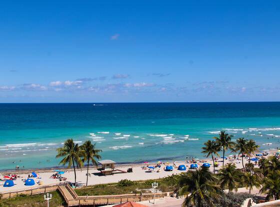 Hollywood Beach-perfect One Bedroom Ocean View and Kitchen allows check-in for 18 year-old guests