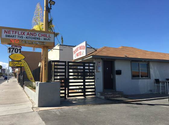Desert Moon Motel allows check-in for 18 year-old guests