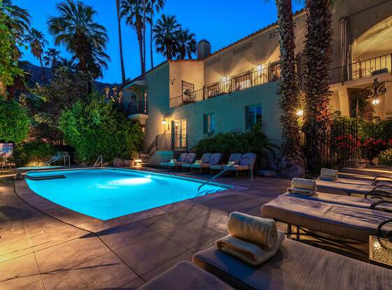The Willows Historic Palm Springs Inn allows check-in for 18 year-old guests