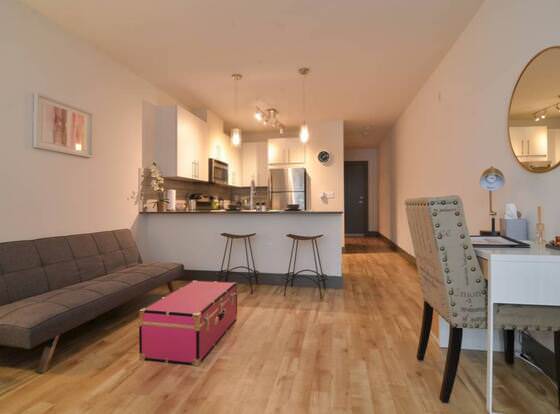 Waterfront Modern Studio Rooftop Views allows check-in for 18 year-old guests